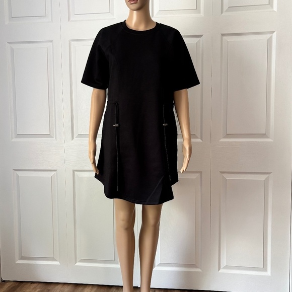 NWT Kyodan SculptEase pull over adjustable waist dress in black size M - Picture 3 of 16
